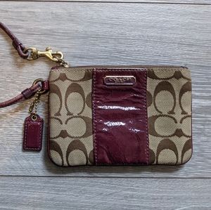 Coach Small Colorblock Wristlet